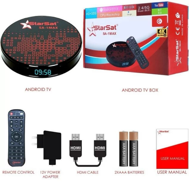 اندروید باکس استار ست sa-1 max